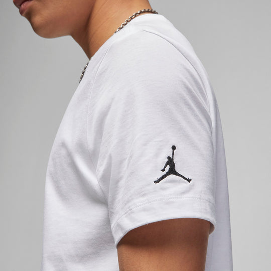 Air Jordan EMB Air Crew T-Shirt 'White' DM3183-100 - KICKS CREW