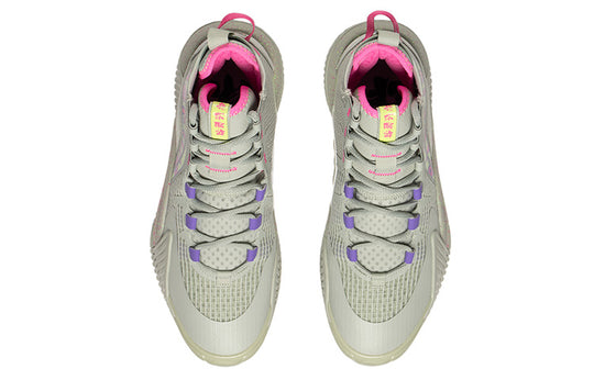 Li-Ning BadFive 2 High 'Grey Purple Green' ABFR001-15 - KICKS CREW