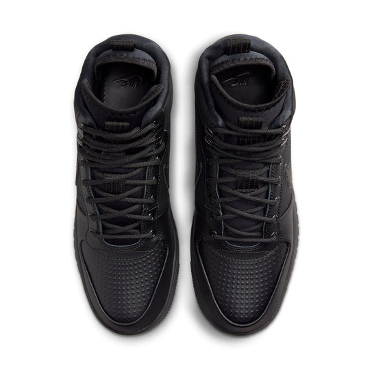 Nike Court Borough Mid Winter 'Triple Black' AA0547-002 - KICKS CREW