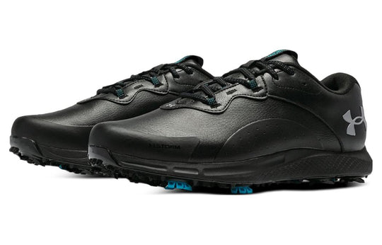 Under Armour Charged Draw 2 Golf Wide 'Black Steel' 3026401-002