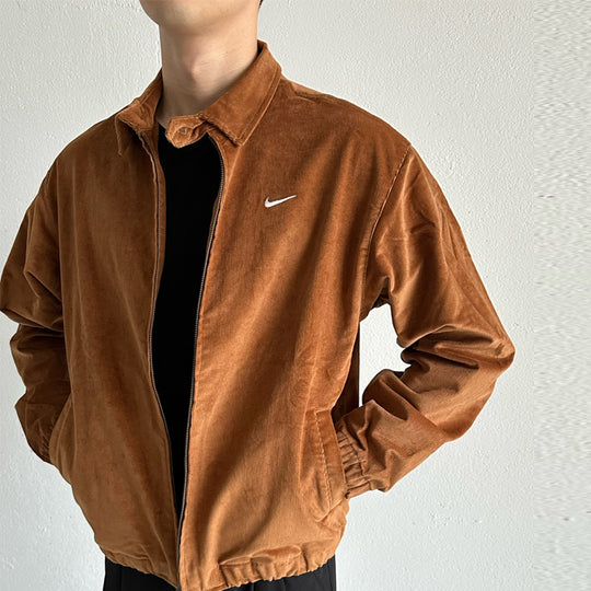 Nike Life Harrington Cord Jacket 'Brown' DX9071-270