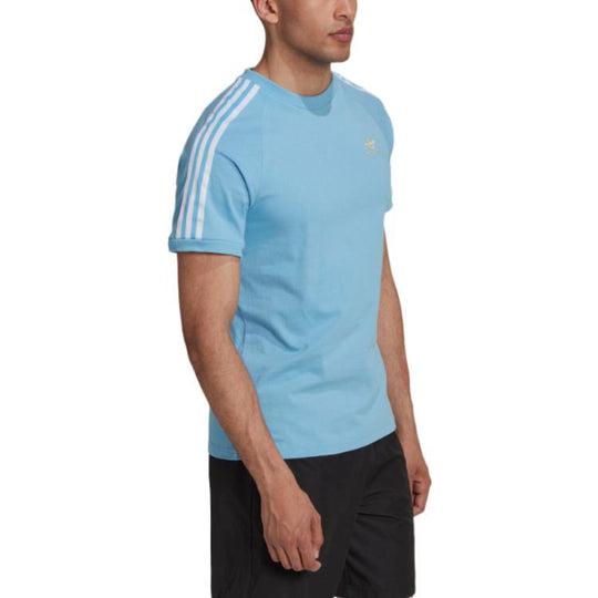 adidas originals 3-Stripes Tee 'Blue' HK7421