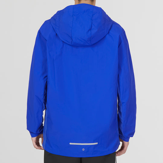 adidas Marathon Warm-Up Running Jacket 'Blue' IB8266 - KICKS CREW