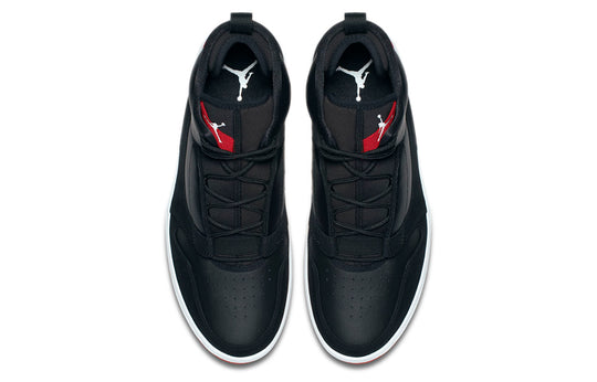 Jordan fadeaway shop black and red