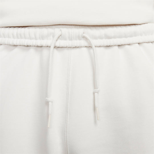 Nike Solo Swoosh French Terry Shorts 'White' DX0818-030 - KICKS CREW