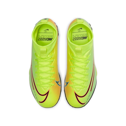 (PS) Nike Mercurial Superfly 7 Academy MDS TF 'Lemon Venom Aurora' BQ5 ...