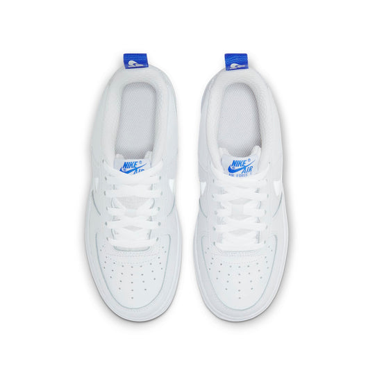 (GS) Nike Air Force 1 '07 LV8 'White Racer Blue' DD3227-100 - KICKS CREW