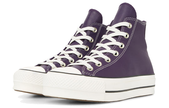 WMNS) Converse Chuck Taylor All Star Platform Leather High Top Thick