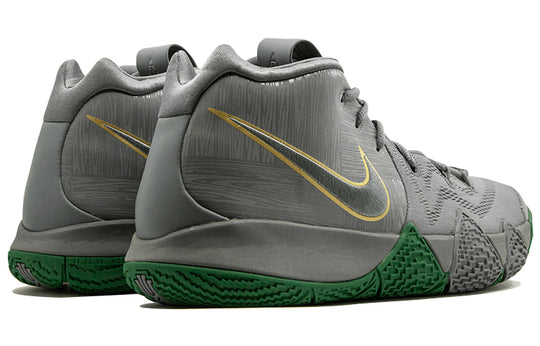 Gray and cheap green kyrie 4