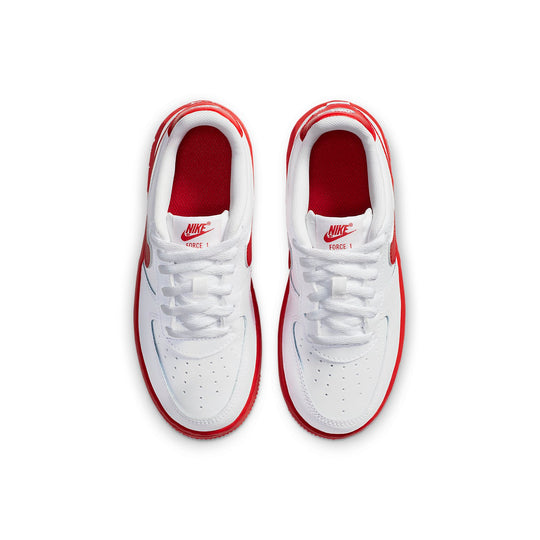 (PS) Nike Air Force 1 Low 'White Red Sole' CZ5900-102 - KICKS CREW