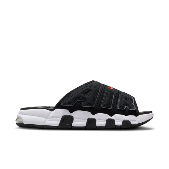 Nike Air More Uptempo Slide 'Black White Red' FJ2708-001-KICKS CREW