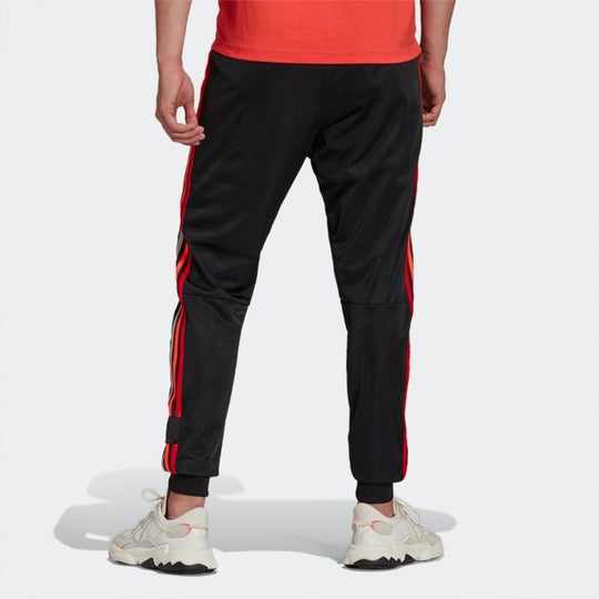 Adidas Chile 20 Track Pants 'Black Red' H65540 - KICKS CREW