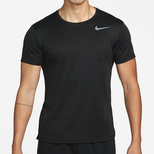 Men's Nike Running Training Quick Dry Sports Round Neck Short Sleeve B ...