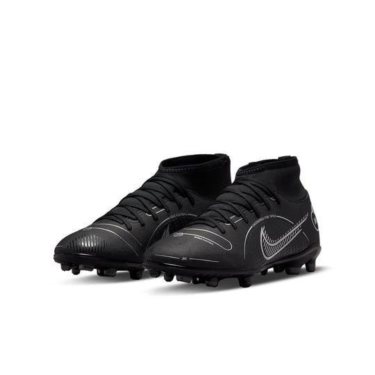 (GS) Nike Mercurial Superfly 8 Club MG 'Black Metallic Silver' DJ2894-007