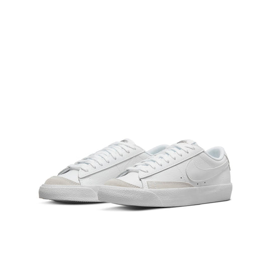 (GS) Nike Blazer Low '77 'White Flat Pewter' DA4074-110