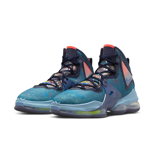 Nike LeBron 19 'Fast Food - Dutch Blue' CZ0203-400 - KICKS CREW