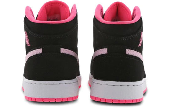 Jordan 1 mid cheap black digital pink