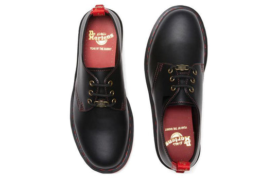 Dr. Martens 1461 Year of The Rabbit Leather Oxford Shoes 'Black Red'  30555004