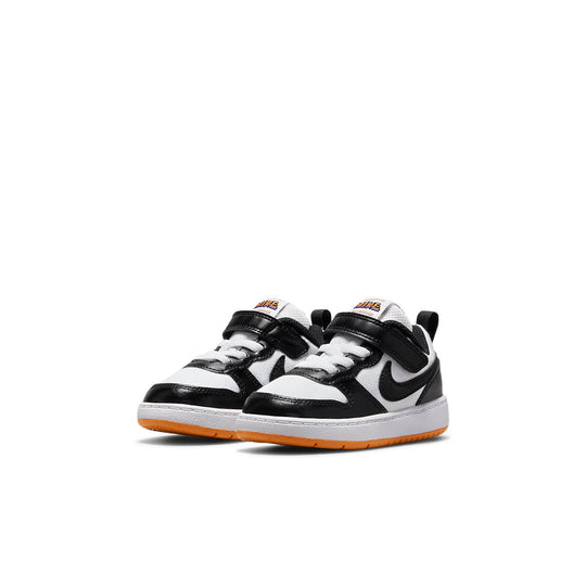 (TD) Nike Court Borough Low 2 SE 'White Kumquat Black' DN1230-100