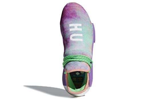 Adidas Pharrell x NMD Shoes 'Chalk Coral Flash Green-Lab Purple' AC7034