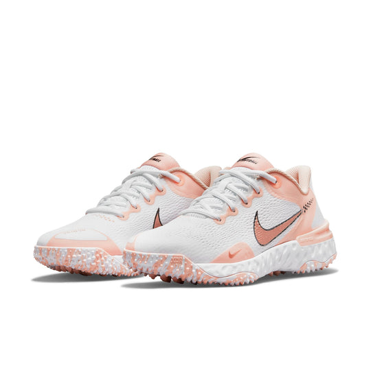 (WMNS) Nike Alpha Huarache Elite 3 Turf 'White Arctic Orange' CU8403-101