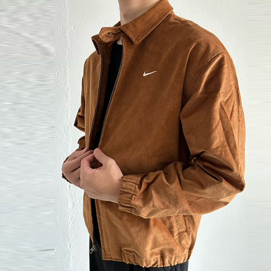 Nike Life Harrington Cord Jacket 'Brown' DX9071-270