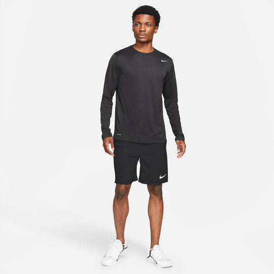 Nike Team Legend Long Sleeve Training Tee 'Black' 727980-010 - KICKS CREW