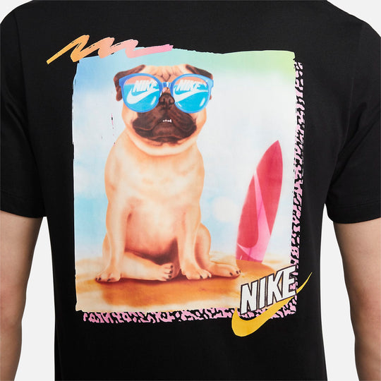 Nike Pug Logo T-Shirt 'Black' FD6637-010