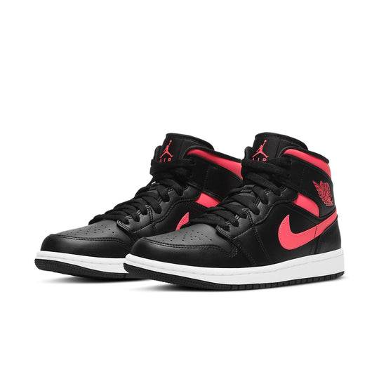 (WMNS) Air Jordan 1 Mid 'Siren Red' BQ6472-004-KICKS CREW