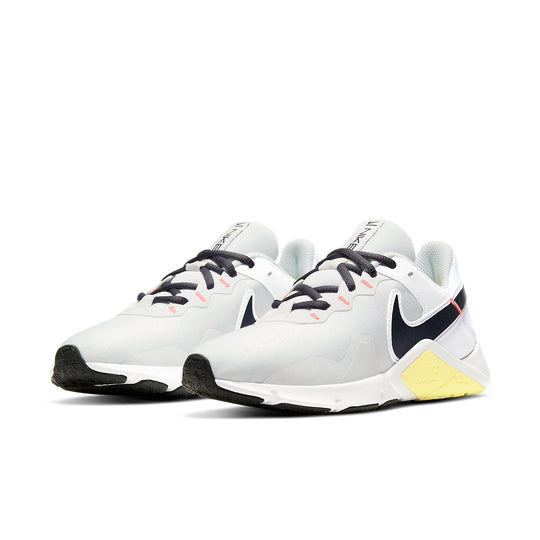 (WMNS) Nike Legend Essential 2 'Black White Yellow' CQ9545-107