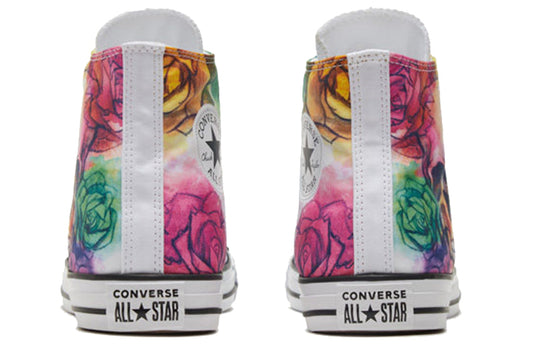 Converse Chuck Taylor All Star High Top Skull and Roses 'White' 169106F