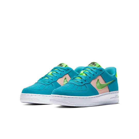 (GS) Nike Air Force 1 Low 'Transparent Blue Swoosh' CJ4093-300