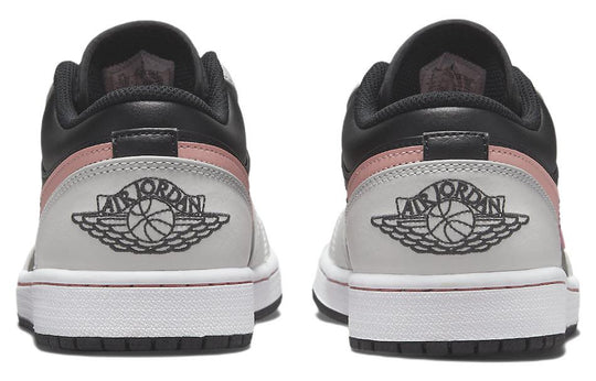 Air Jordan 1 Low White Grey Black Pink 553558-062