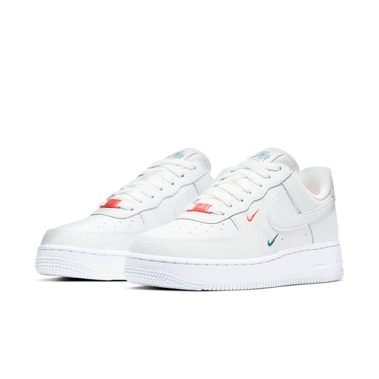 (WMNS) Nike Air Force 1 '07 Essential 'Summit White Solar Red' CT1989 ...