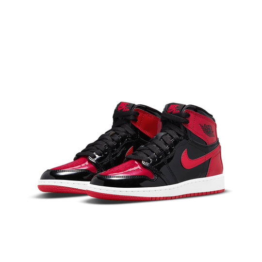 (GS) Air Jordan 1 Retro High OG 'Patent Bred' 575441-063 - KICKS CREW