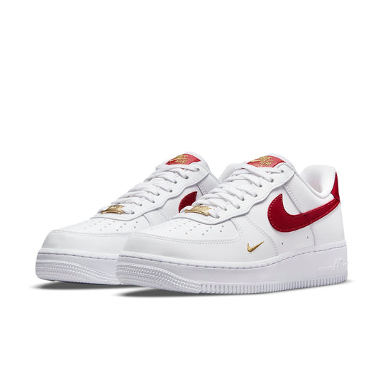 (WMNS) Nike Air Force 1 Essential Low 'White Gym Red' CZ0270-104