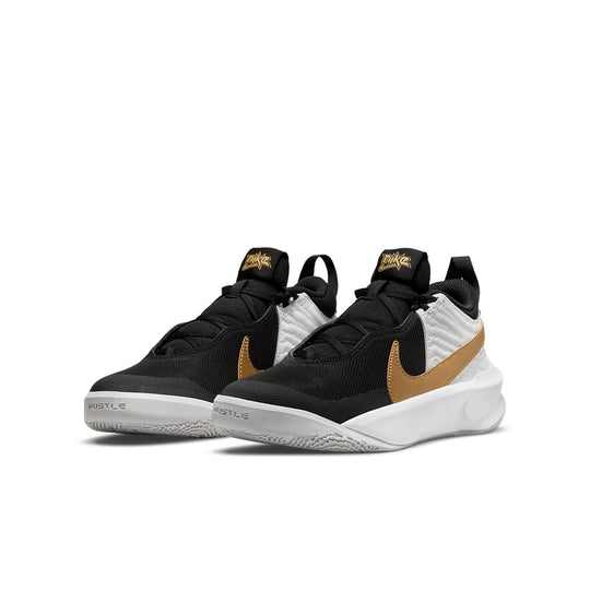 (GS) Nike Team Hustle D10 'Black Metallic Gold' CW6735-002