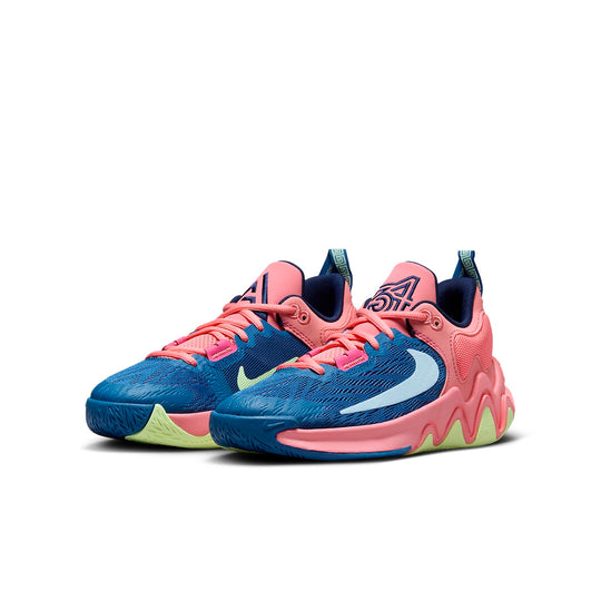 (GS) Nike Giannis Immortality 2 'Dark Marina Blue Laser Crimson' FQ816 ...