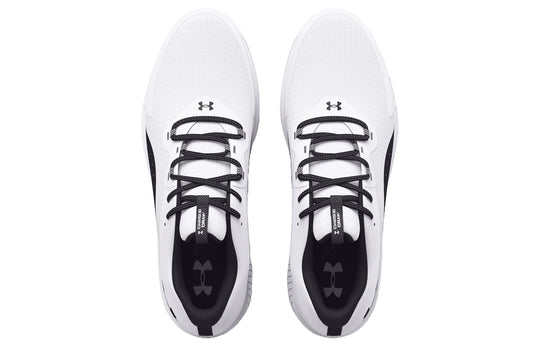 Under Armour Charged Draw 2 Spikeless Golf 'White Black' 3026399-100