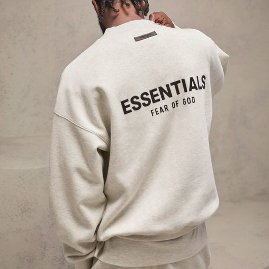 Fear of God Essentials FW22 Crewneck 'Dark Oatmeal' FOG-SS22