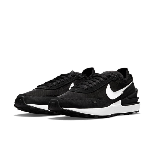 (WMNS) Nike Waffle One 'Black White' DC2533-001-KICKS CREW