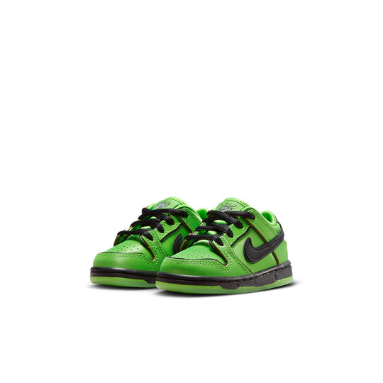 TD) Nike x The Powerpuff Girls SB Dunk Low Pro QS 'Buttercup