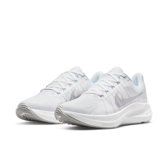 (WMNS) Nike Zoom Winflo 8 'White Metallic Silver' CW3421-104