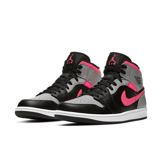 Air Jordan 1 Mid 'Pink Shadow' 554724-059 Retro Basketball Shoes  -  KICKS CREW