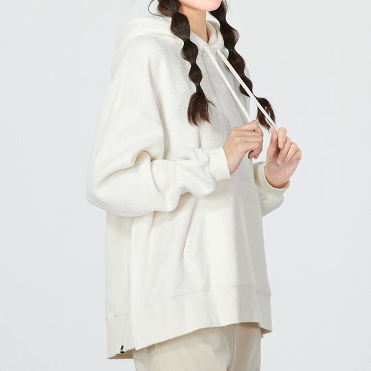 (WMNS) PUMA Winterized Hoodie 'White' 672132-65 - KICKS CREW