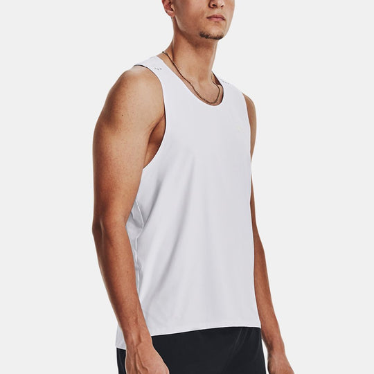 Under Armour Iso-Chill Laser Running Tank 'White' 1376519-100-KICKS CREW