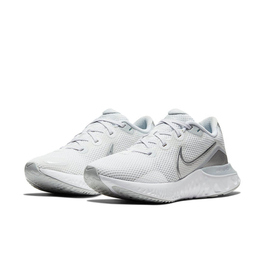 (WMNS) Nike Renew Run 'White Metallic Silver' CK6360-003