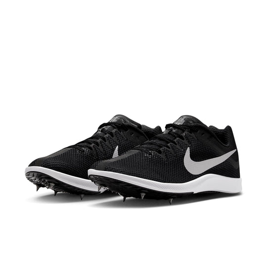 Nike Zoom Rival Distance 'Black Metallic Silver' DC8725-001 - KICKS CREW