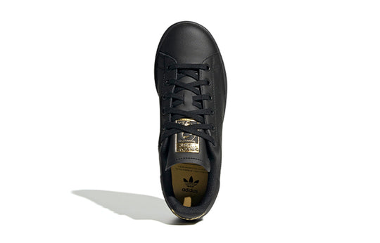 (GS) adidas originals Stan Smith J 'Black Gold' EF4914