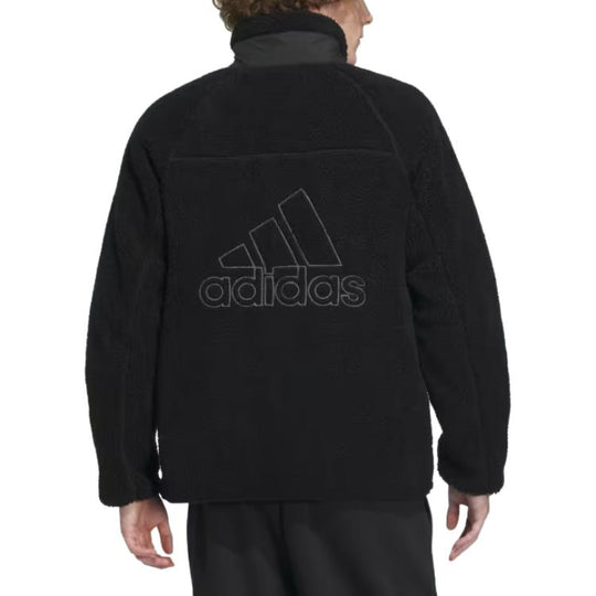 adidas Sherpa Reversible Padded Jacket 'Black' IT8712 - KICKS CREW